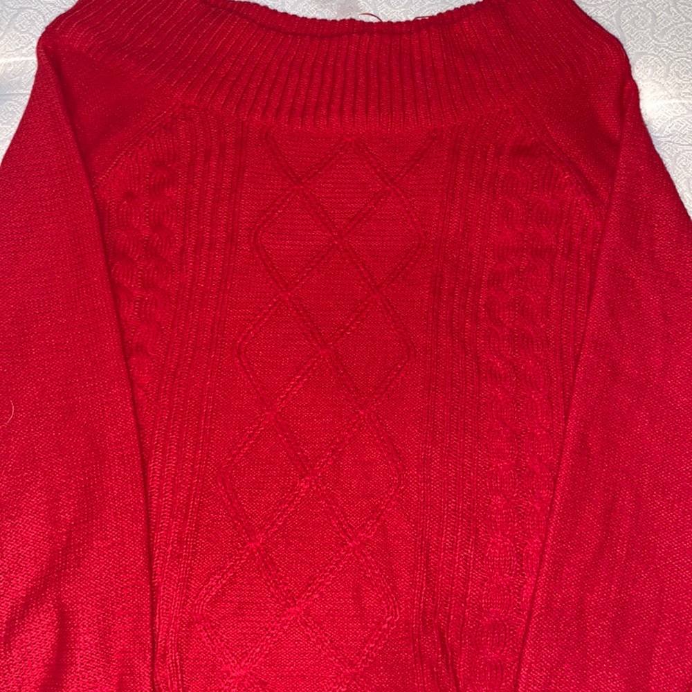 Red sweater
